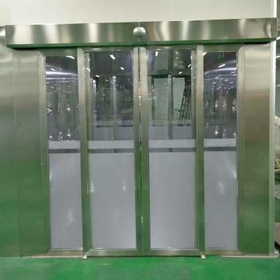 중국 사람들과 상품을 위한 자동 미닫이 문을 가진 청정실 공기 샤워 체계 판매용