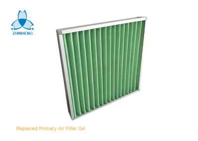 China Class G4 High Dust Holding Pleated Air Filter , Household Pre Filtration System for sale