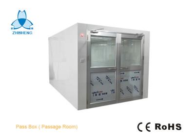 China Large Air Shower Pass Box For Exit Unit / Clean Room Pass Through Window for sale