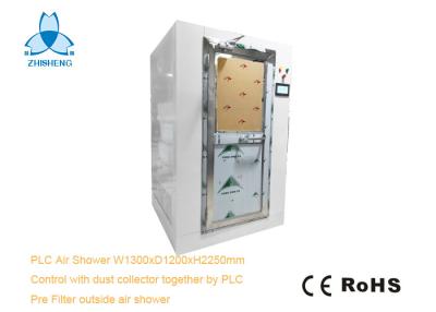 China ROHS Cleanroom Air Shower Unit Connect With Dust Collector Control By PLC And Touch Screen for sale