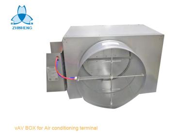 中国 エアコンの端末装置VAV箱のための単一の送風管の可変的な音量調節のダンパー 販売のため