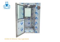 中国 AC380 Vの1-2人のためのドアの二重の層のガラス窓が付いているSS304空気シャワー室 販売のため