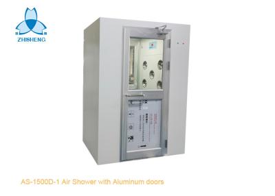 China Single Person Cleanroom Air Shower With Aluminum Swing Doors for sale