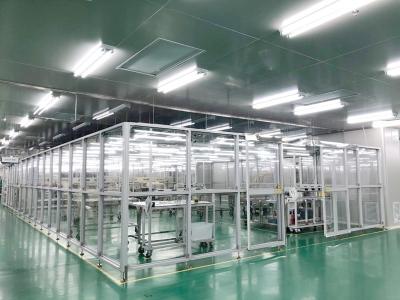 China Class 1000 SUS 304 Frame Modular Clean Room Facility for sale