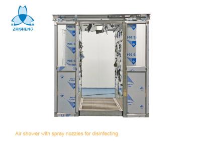 China 3 Side Blowing COVID-19 Sanitizing Cleanroom Air Shower for sale