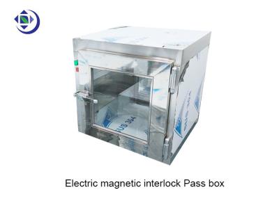 China Cleanroom Electric Interlock SUS304 Air Shower Pass Box for sale