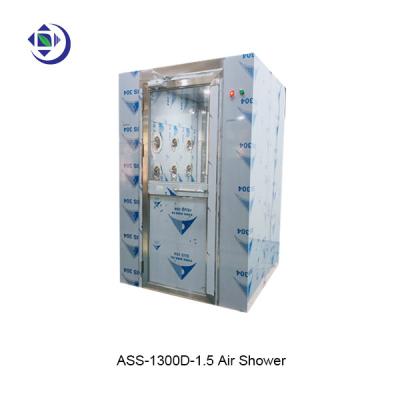 China 2 Side Blowing 1.2mm SUS304 Air Shower Room With Swing Doors for sale
