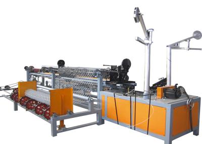 China High Production Efficiency Chain Link Fence Machine With Burr In Edge for sale