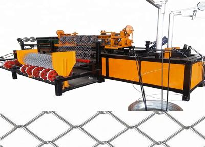 China Double Wire Chain Link Fence Making Machine With Advanced Technology Low Noise for sale