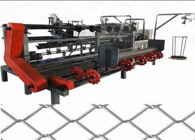 China Customized Chain Link Fence Equipment / Chain Link Weaving Machine Compact Design for sale