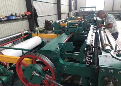China Microgroove Wire Mesh Loom Machine / 1.8m Metal Wire Net Weaving Machine for sale