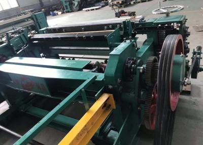 China Green 1.8m * 2.3m Semi Automatic Wire Mesh Machine Highly Adaptive To Metal Wires for sale