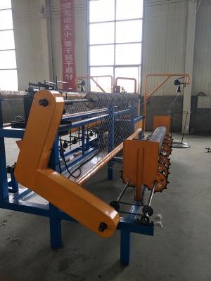 China Heavy Duty 5.0mm Double Wire PLC Chain Link Making Machine for sale