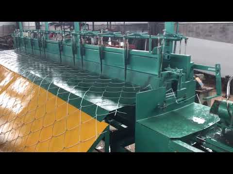 9.5kw 2.0m 1.4mm Fully Automatic Chain Link Fence Machine