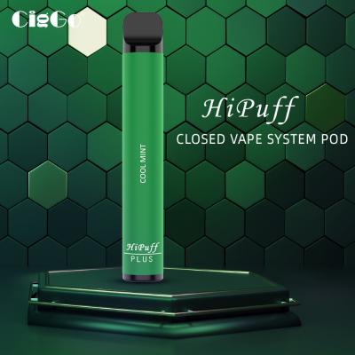 China Stainless Steel 3.2ML Disposable Pod Vape 550mAh 800 Puffs E Cigarette for sale
