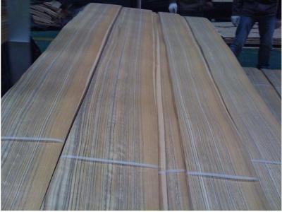 China Sliced Natural African Teak Wood Veneer Sheet for sale