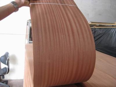 China Sliced Natural Sapele Wood Veneer Sheet for sale