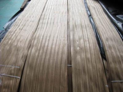 China Sliced Natural Zebrawood Wood Veneer Sheet for sale