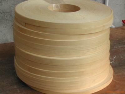 China Natural Golden Birch Wood Veneer Edge Banding Tape/Rolls for sale