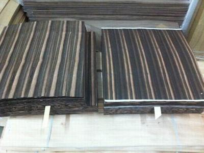 China Natural Amara Ebony Flooring Veneer, Sliced Wood Veneer for sale