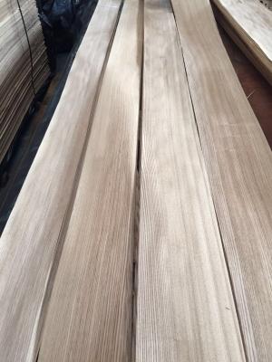 China Sliced Natural Chinese Ash Wood Veneer Sheet quarter cut for sale