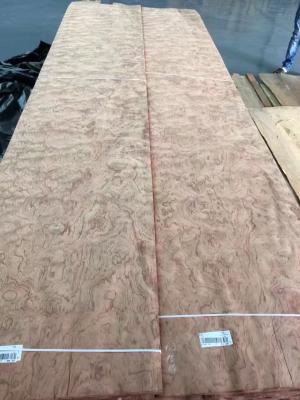 China Sliced Natural Bubinga Pommele Wood Veneer Sheet for sale