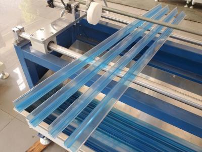 China 3 Extruder Transparent PVC Profile Extrusion Line Shelf Talker Extrusion Machine for sale