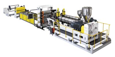 China TPV TPE Carmat Sheet Extrusion Machine 2000 - 3000 Gsm 2-3mm Te koop