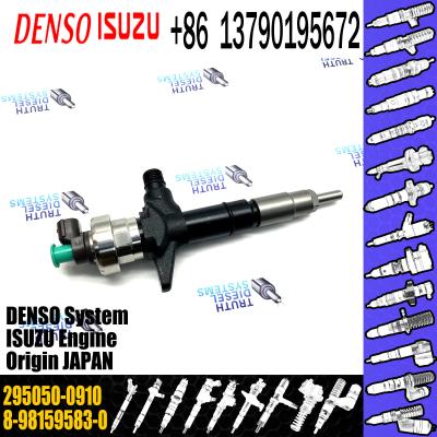 China diesel engine injector 8-98159583-0 295050-0910 for ISUZU diesel fuel injector injection engine parts 295050-0910 for sale