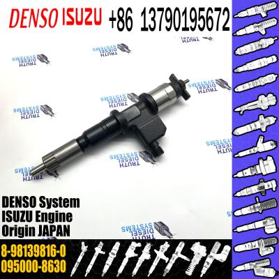 China Densos fuel injector 095000-8630 8-98139816-0 8-98139816-3 898139816# injector for ISUZU 6WG1 engine for sale