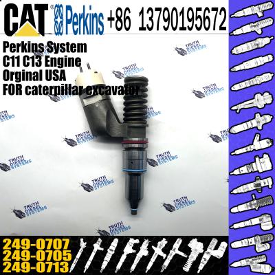China C11 C13 Fuel Injector 249-0713 249-0705 249-0707 for cat caterpillar excavator backhoe compactor crawler loader dozer for sale
