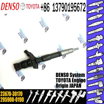 China Auto Engine Parts 23670-30170 295900-0190 Diesel Fuel Injector 23670-30170 for sale