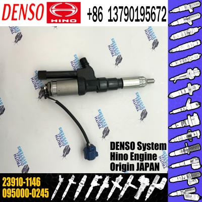 China Common Rail Injector petrol fuel injector 095000-0245 or HINO K13C 23910-1145 23910-1146 for sale