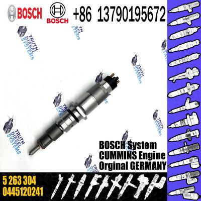 China Fuel system Common rail fuel injector 0445120122 ISLe QSL9 engine fuel injector 4930485 5263304 for sale