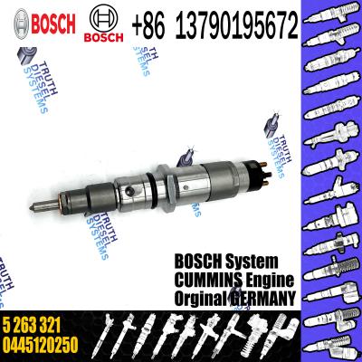 China high quality diesel fuel injector 044512060 0445120250 common rail injector 0445120060 5263321 for DAF LF CF Cummins for sale