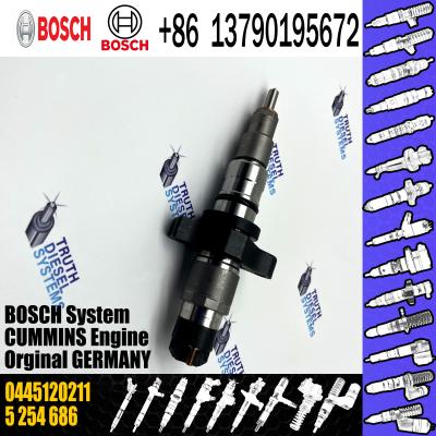 China High Quality Diesel Fuel Injector 0445120212 0445120211 Common Rail Injection Nozzle 5 254 686 5 255 184 For Cummins for sale