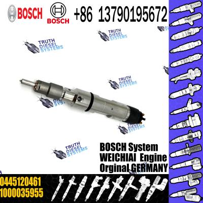 China high quality common rail injector 0445120461 1000035955 for WEICHAI POWER diesel fuel injector nozzle 0445120461 for sale
