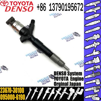 China 23670-30100 TOYOTA Fuel Injector Common Rail For TOYOTA HILUX 2KD-FTV Engine for sale