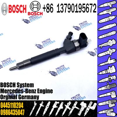 China High Quality China New 0445110204 truck diesel fuel injector 0 445 110 204 for OE 6120700587 6120700087 Diesel Engine for sale