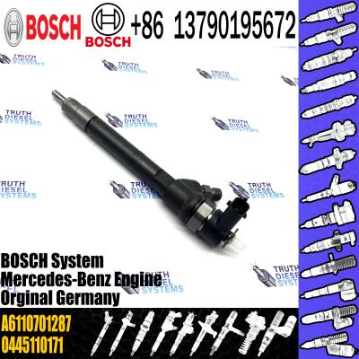 China High Performance Fuel Injector Assembly 0445110106 Diesel Engine Fuel Injector A6110701287 For Mercedes Benz for sale