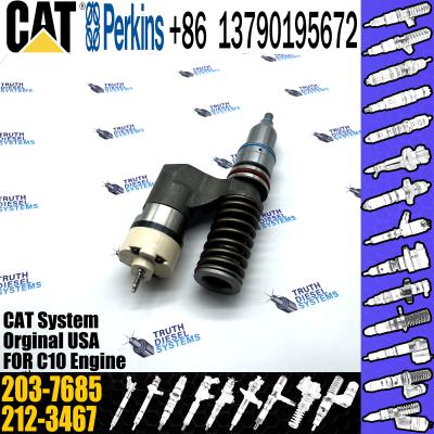 China CAT C10 engine fuel injector 203-7685 212-3463 10r9235 10r0963 for caterpillar mechanical parts for sale