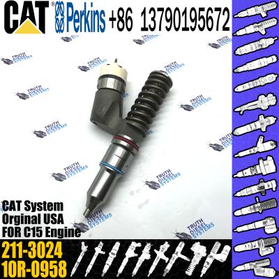 China CAT diesel injector assembly injector nozzle fuel injector C15 211-3024 2113024 10R8502 10R-0958 à venda