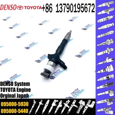China common rail injector 095000-5930 for toyota truck diesel pump injector 23670-09060 for toyota high pressure engine à venda