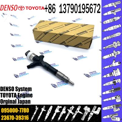 China 23670-30280 095000-7780 9709500-778 To Yota Hilux Prado 1KD-FTV Injector Diesel Fuel Injectors Den So Common Rail Injector for sale