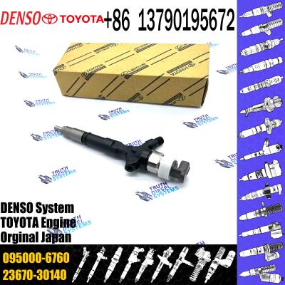 중국 Nine Diesel Injector 095000-6760 23670-30140 Injector 095000-6760 판매용
