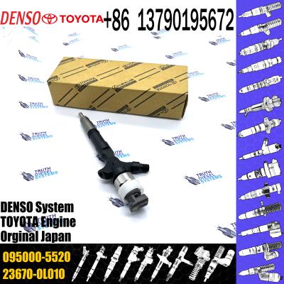 China 23670-0L010 Diesel Fuel Injector For 095000-5520 For 0950005520 TOYOTA HILUX 2KD-FTV for sale