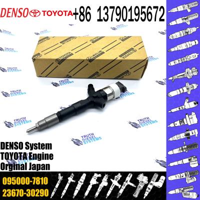 China Diesel Fuel Common Rail Injector Assembly 23670-30120 095000-7810 For Toyota Dyna for sale