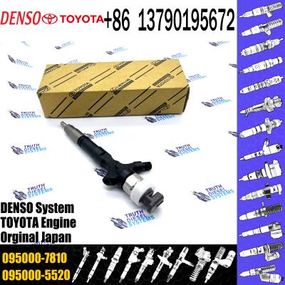 China Diesel Injector 0950007810 095000-7810 23670-30120 23670-30230 Fuel Injector Nozzle For DENSO INJECTOR 7810 Te koop