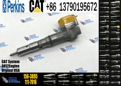 China 1563895 1697408 Engine Parts Fuel Injector 156-3895 169-7408 171-9704 For CAT Caterpillar 3412 1719704 engine Te koop