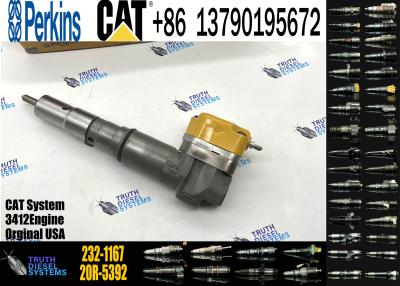 China High Quality Diesel Fuel Injector 20R-4148 232-1171 232-1167 For 3412 3412E Engine à venda